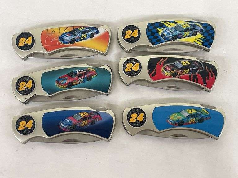 (6) Jeff Gordon #24 Pocket Knives image