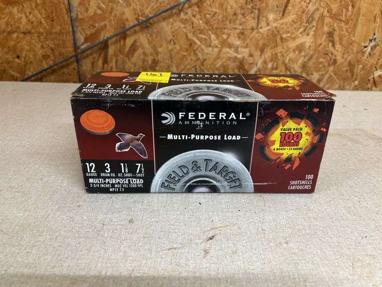 (4) Boxes of Federal 12 Gauge Shotgun Shells image