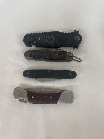 (4) Folding Pocket Knives image