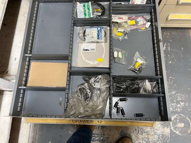 Vidmar by Stanley Parts Cabinets & Contents