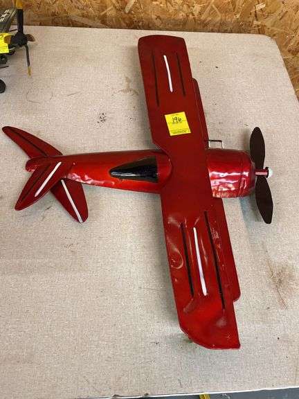 Metal Decorative Airplane Wallhanger image