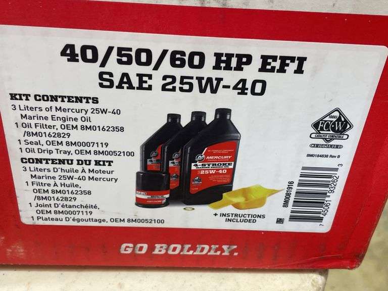(2) Mercury 4 Stroke Oil Change Kits