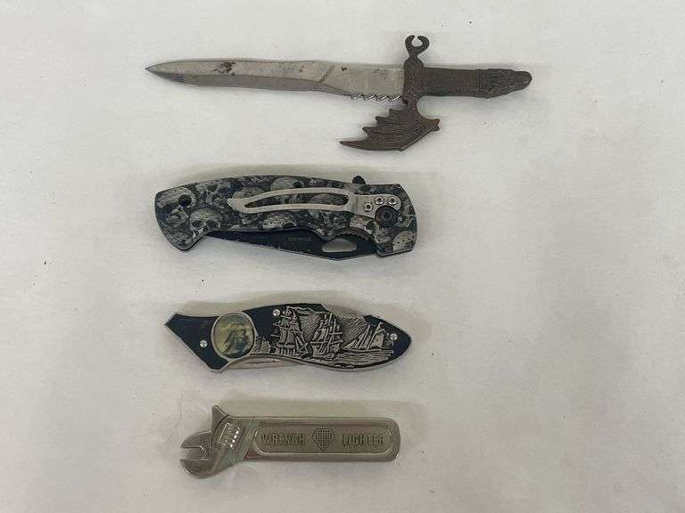 Assorted Knives and Wrench Lighter image