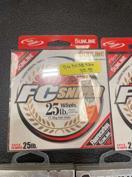 (5) 20-40 Lb. Test Fishing Line