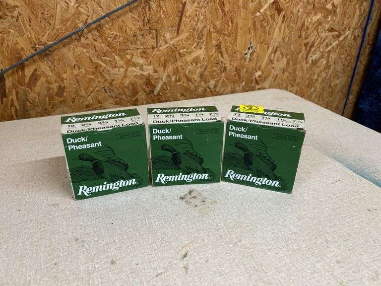 (3) Boxes Remington Duck/Pheasant Loads 12 Gauge image