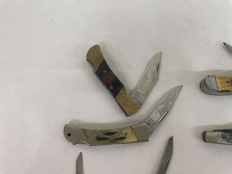 (9) Small Pocket Knives