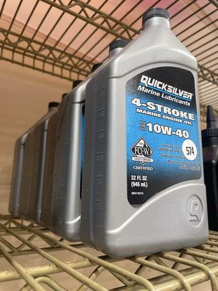 (6) Quicksilver Qt. Marine Engine Oil image