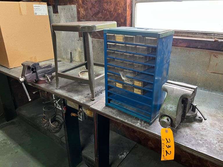 Starrett 5" Vise & Handle