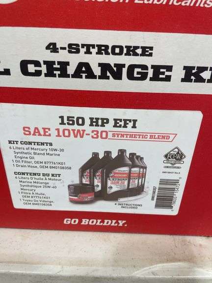 (1) Mercury 4 Stroke Oil Change Kit