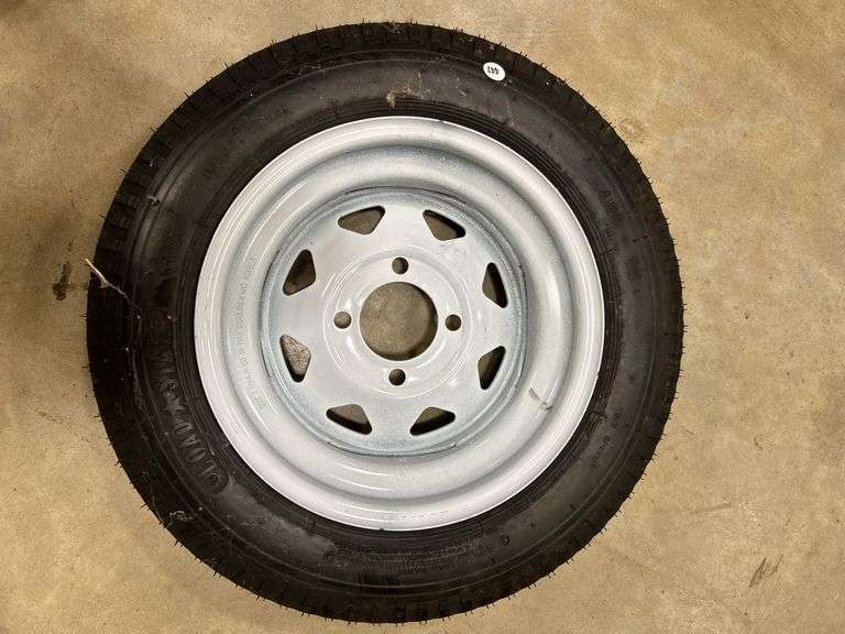 Load Star 480X12 Tire & 4 Hole Wheel