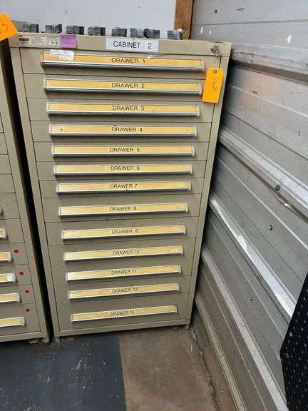 Vidmar by Stanley Parts Cabinets & Contents
