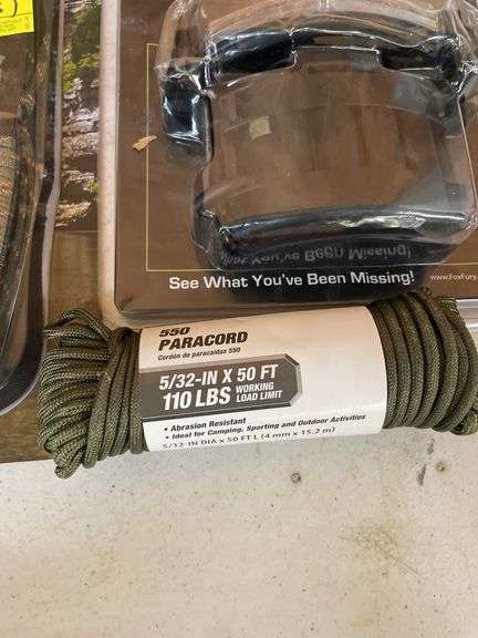Knife, Light, and Paracord Bundle