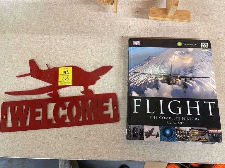 Aviation Welcome Sign & Flight Book image