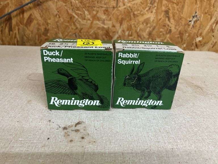 (2) Boxes of Remington 16 Gauge Shotgun Shells image