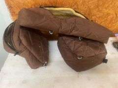 Saddle Bag and Roping Calf Head