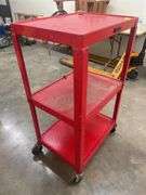 Red Wilson Rolling Utility Cart