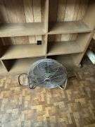 Desk Supplies, (2) Fans