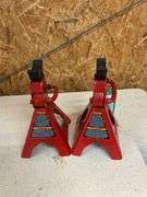 (2) Big Red 3 Ton Jack Stands