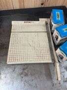 Metal Table with Contents