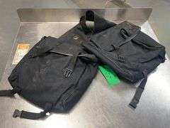 (2) Black Saddle Bags