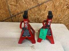 (2) Big Red 3 Ton Jack Stands