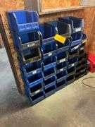 Group of Plastic Bins