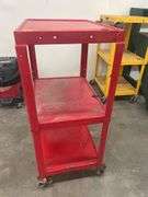 Red Wilson Rolling Utility Cart