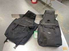 (2) Black Saddle Bags