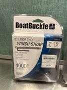 (2) Boat Buckle Winch Straps