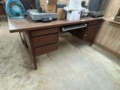 (2) Desk & All Contents