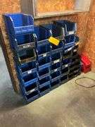Group of Plastic Bins