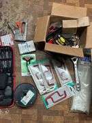 Group of Misc. Tools, Staplers, Straps,