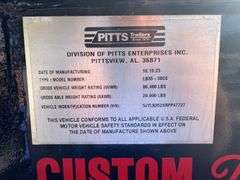 2024 Pitts 45 Ft. LB-35 Custom Deluxe Lowboy Trailer