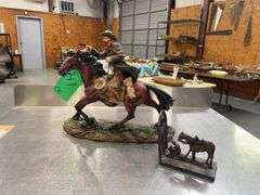 Cowboy Figure and Book End