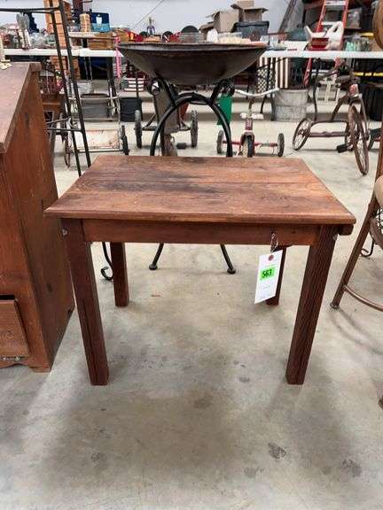 Small Wooden Child’s school table image