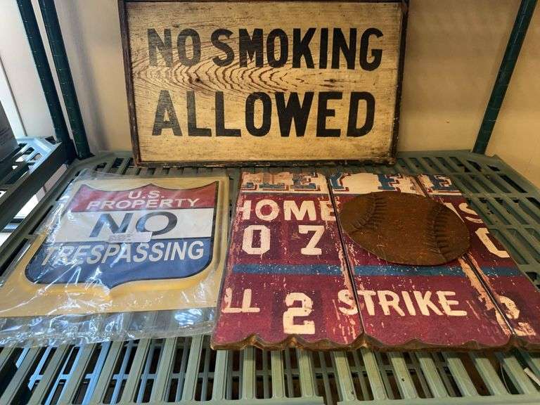Lot of Assorted Decorative Signs image