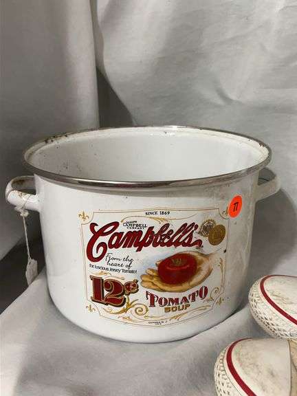 Campbell's Tomato Soup Enamel Pot
