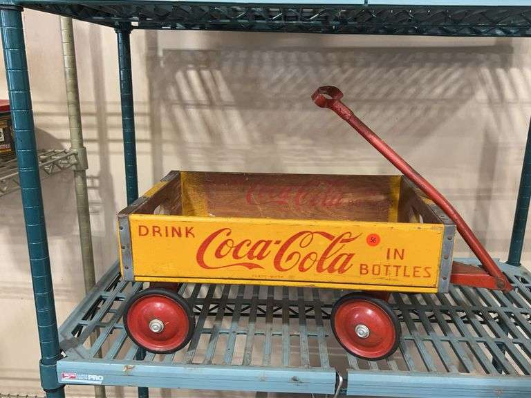 Coca-Cola Wagon "Drink Coca-Cola in Bottles" Ride On Toy