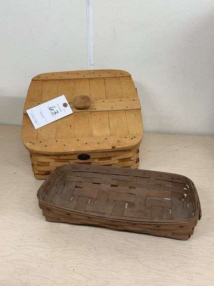 Two Peterborough Basket Co. Baskets