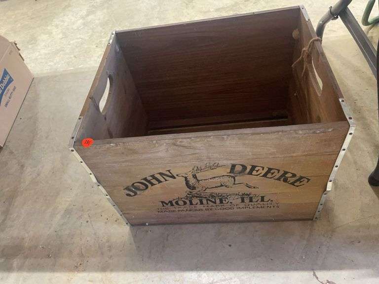 John Deere Moline, ILL Wooden Crate image