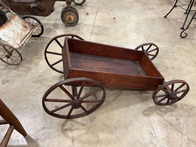 Rustic Wooden Express Wagon image
