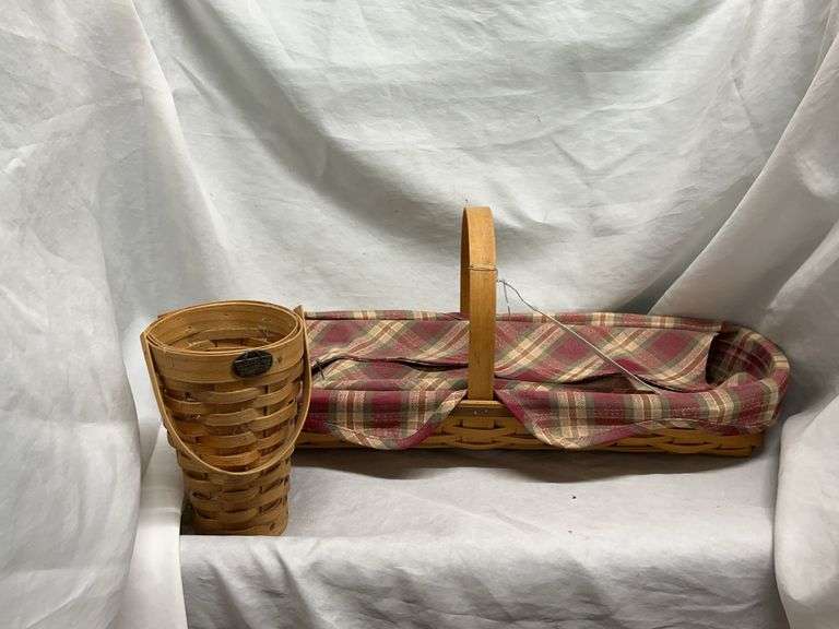 Longaberger Handmade Basket Duo