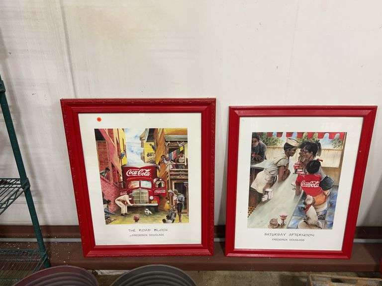 Coca-Cola The Road Block Picture Framed