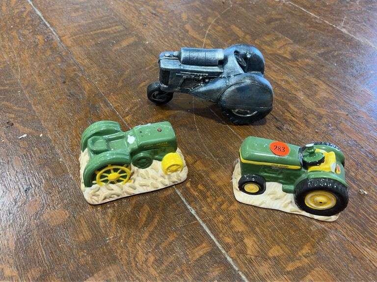 John Deere Tractor Figurine Lot image