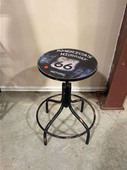 Route 66 Adjustable Bar Stool