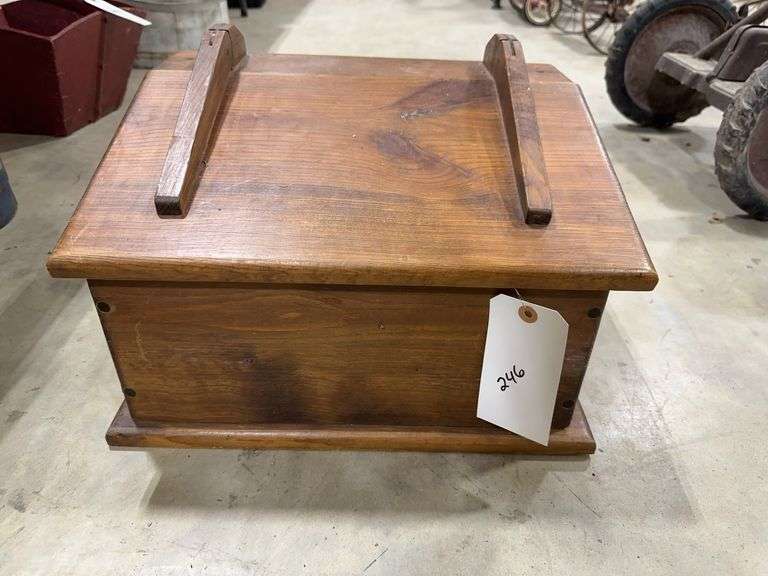Handmade Wooden Box with Lid image