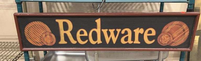 Redware Style Decorative Wooden Sign
