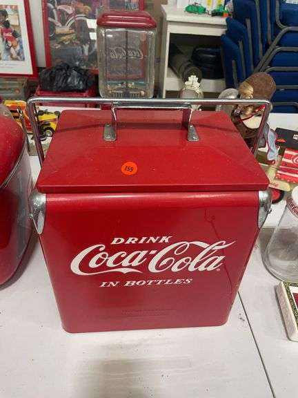Coca-Cola Red Metal Cooler image