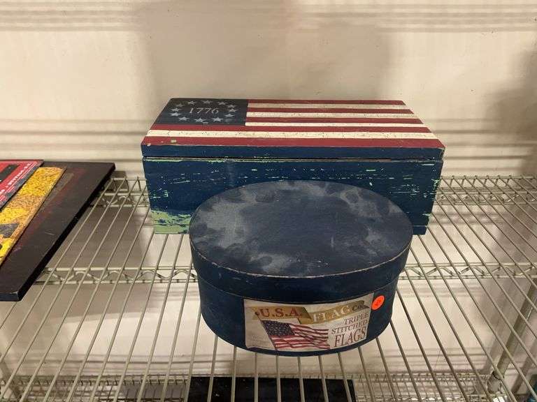 Patriotic Themed Storage Boxes