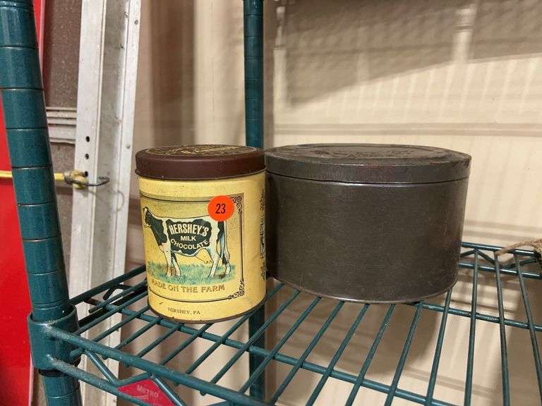 Hershey's Chocolate and Butter-Nut Coffee Tins